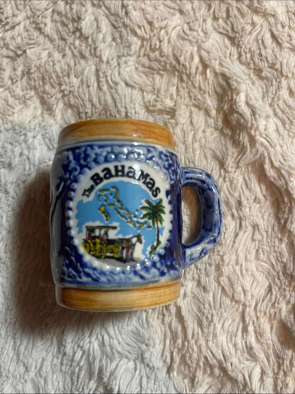 The Bahamas Blue Ceramic Mini Mug